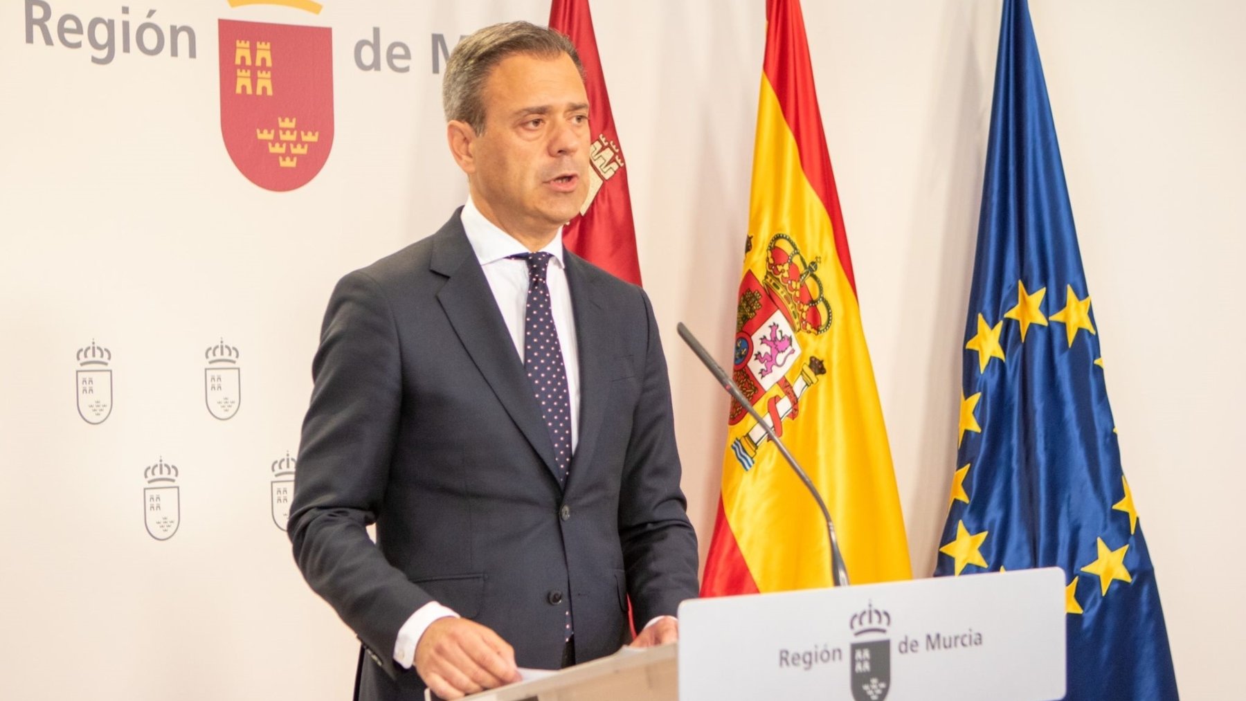 El portavoz del Gobierno de la Región de Murcia, Marcos Ortuño. (EP)