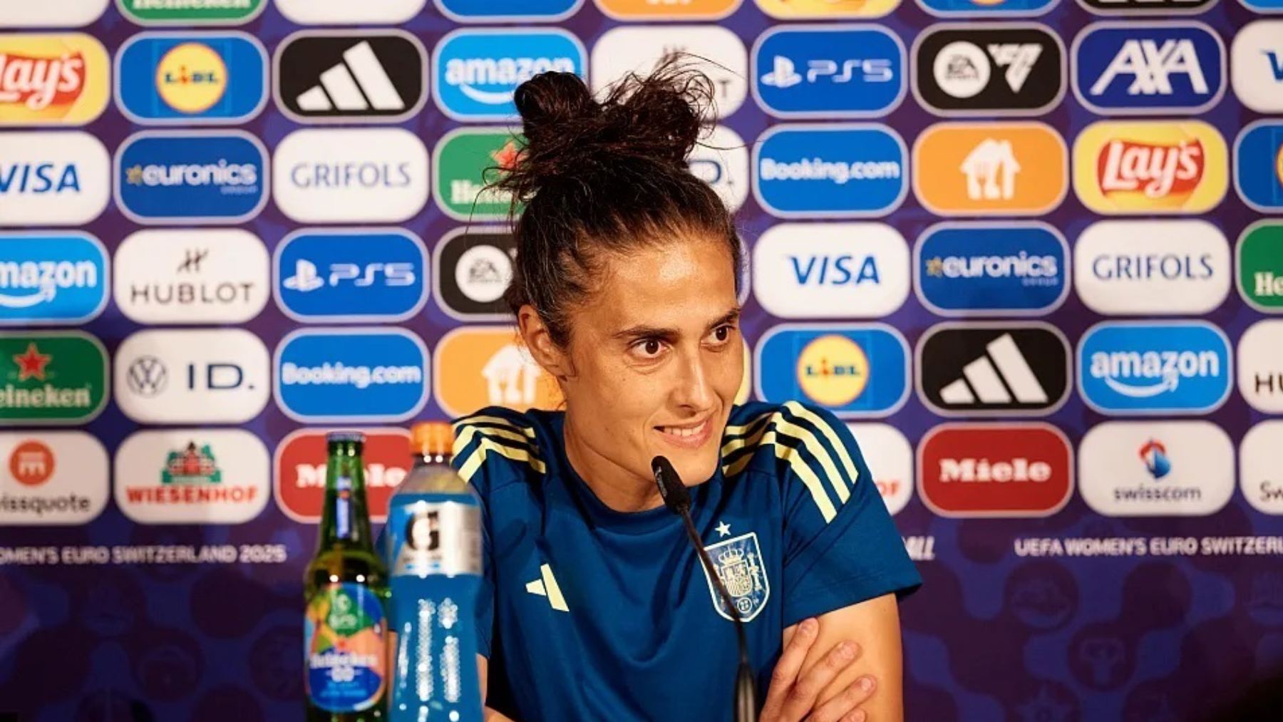 Montse Tomé, en rueda de prensa. (EP)
