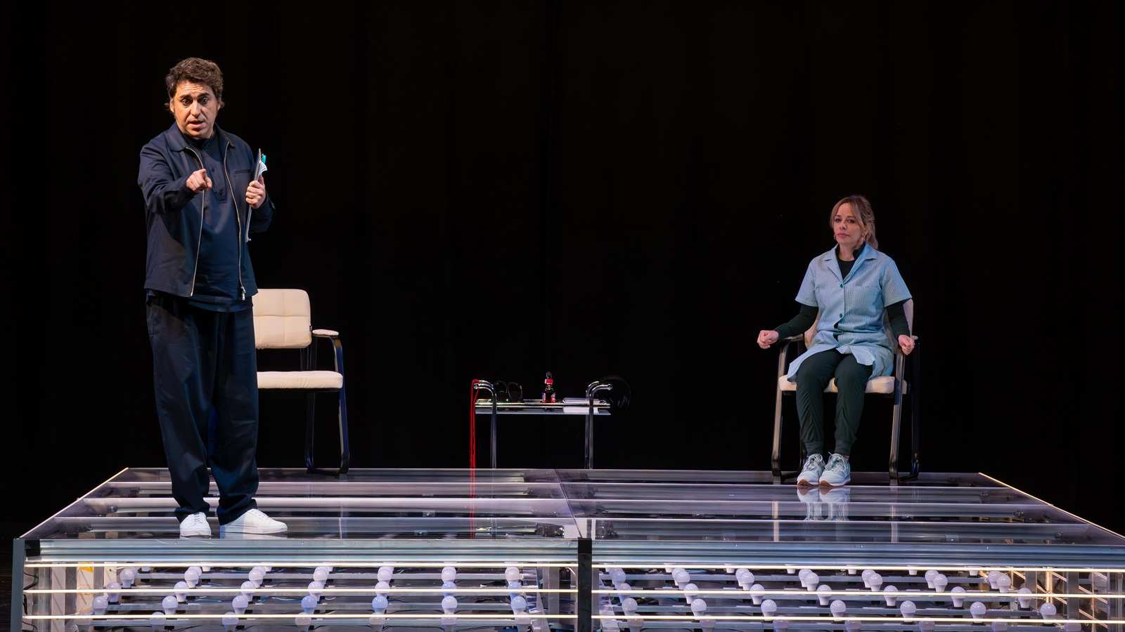La obra ‘La gramática’, protagonizada por María Adánez y José Troncoso.