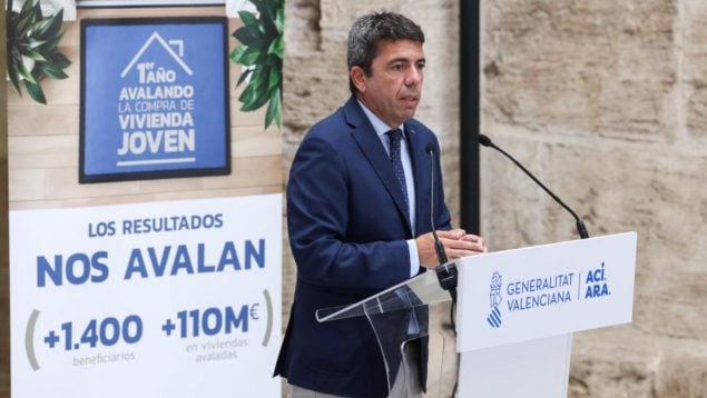 Mazón avales vivienda jóvenes