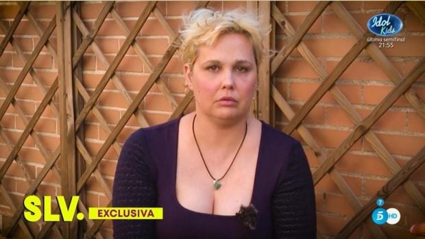 Miriam Sánchez, muy cambiada, en su última aparición en Sálvame (Mediaset)