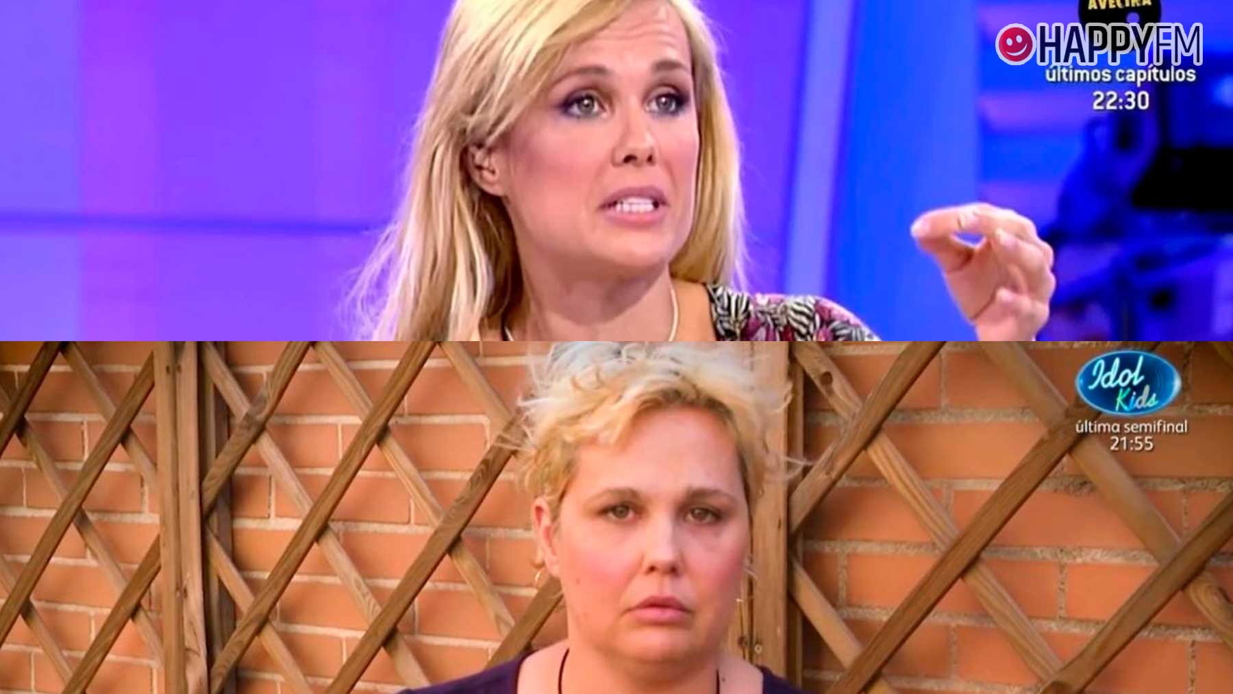 Así era antes Miriam Sánchez y así se encuentra actualmente (Montaje Happy FM).