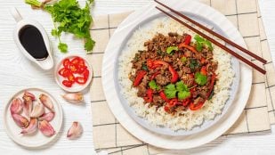 Recetas con carne picada y arroz