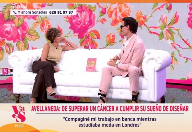 Sonsoles Ónega y Juan Avellaneda en el plató de Y ahora Sonsoles (Atresmedia).