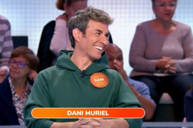 El actor Dani Muriel en una de sus visitas a Pasapalabra (Atresmedia).