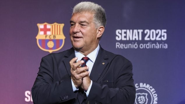 Joan Laporta, en un acto del FC Barcelona. (Europa Press).