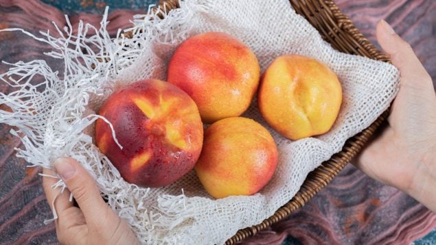 Melocotones, frutas, curiosidades