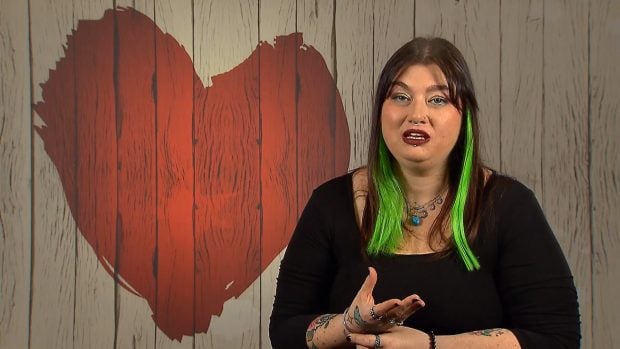 Milena en First Dates. (Mediaset)