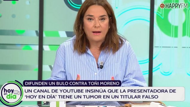 Toñi Moreno, presentadora de Hoy en día. (RTVA)