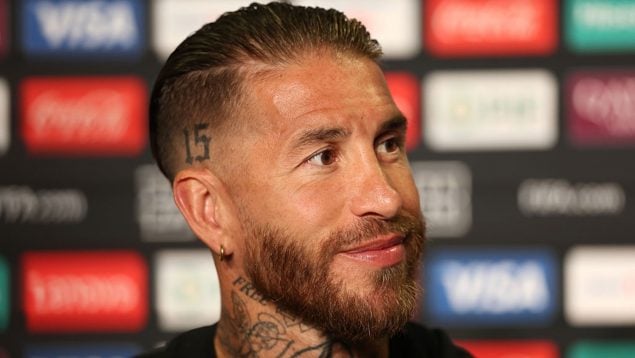 Sergio Ramos, en una rueda de prensa. (Getty Images)