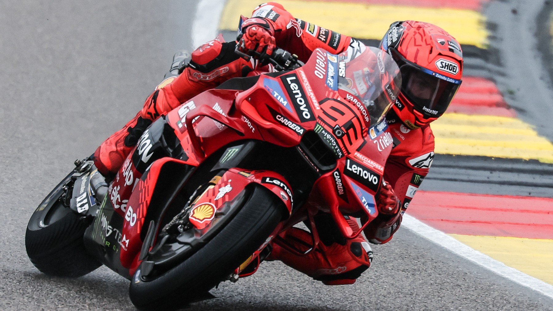 Marc Márquez, durante el GP de Alemania de MotoGP. (EFE)