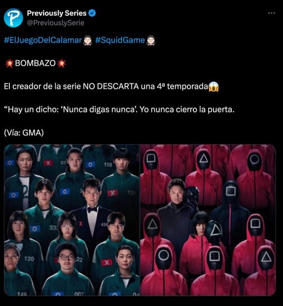 Publicación de X.