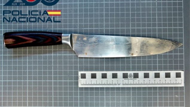 detenido menorca cuchillo
