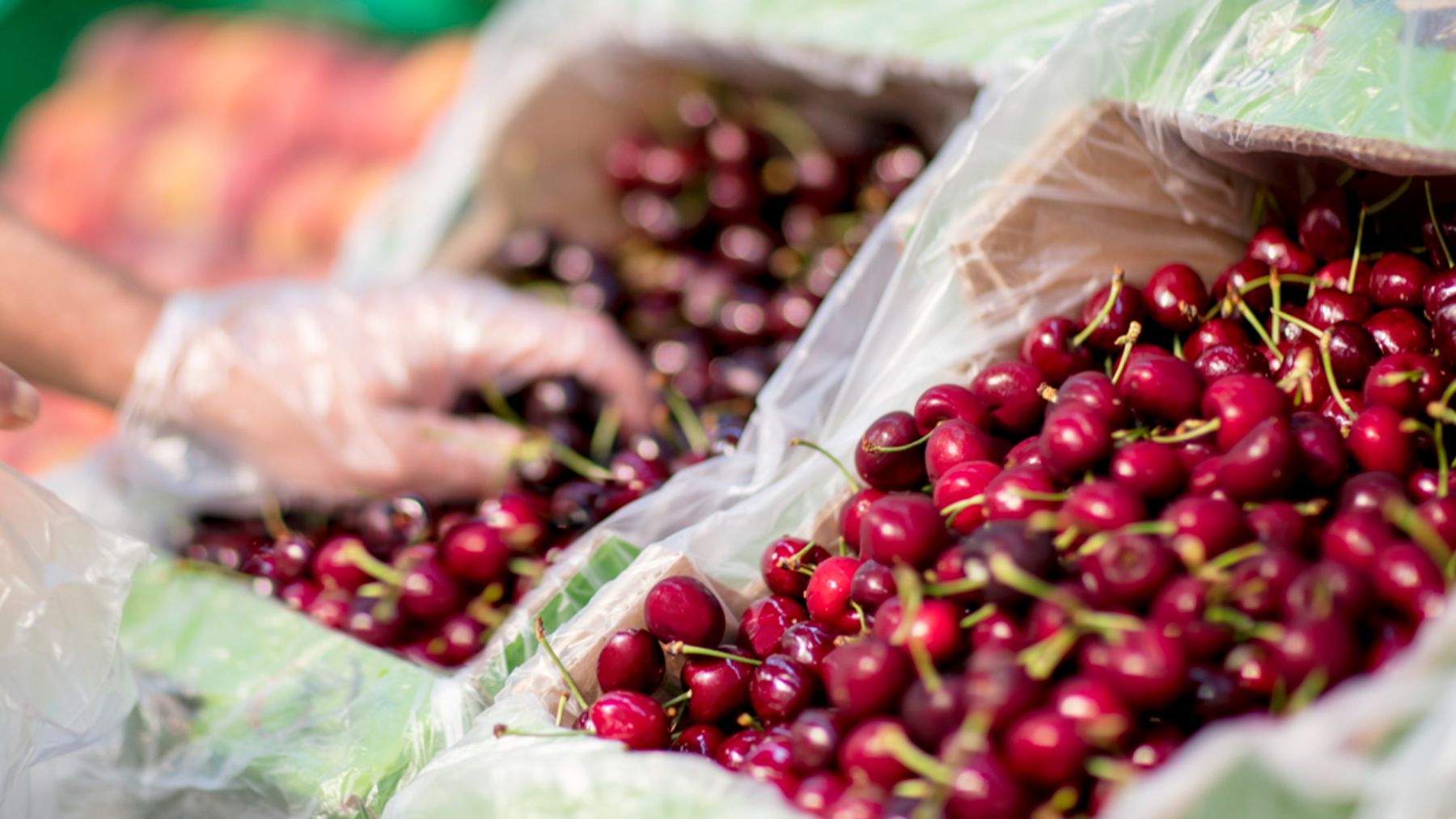 Cerezas de Mercadona.