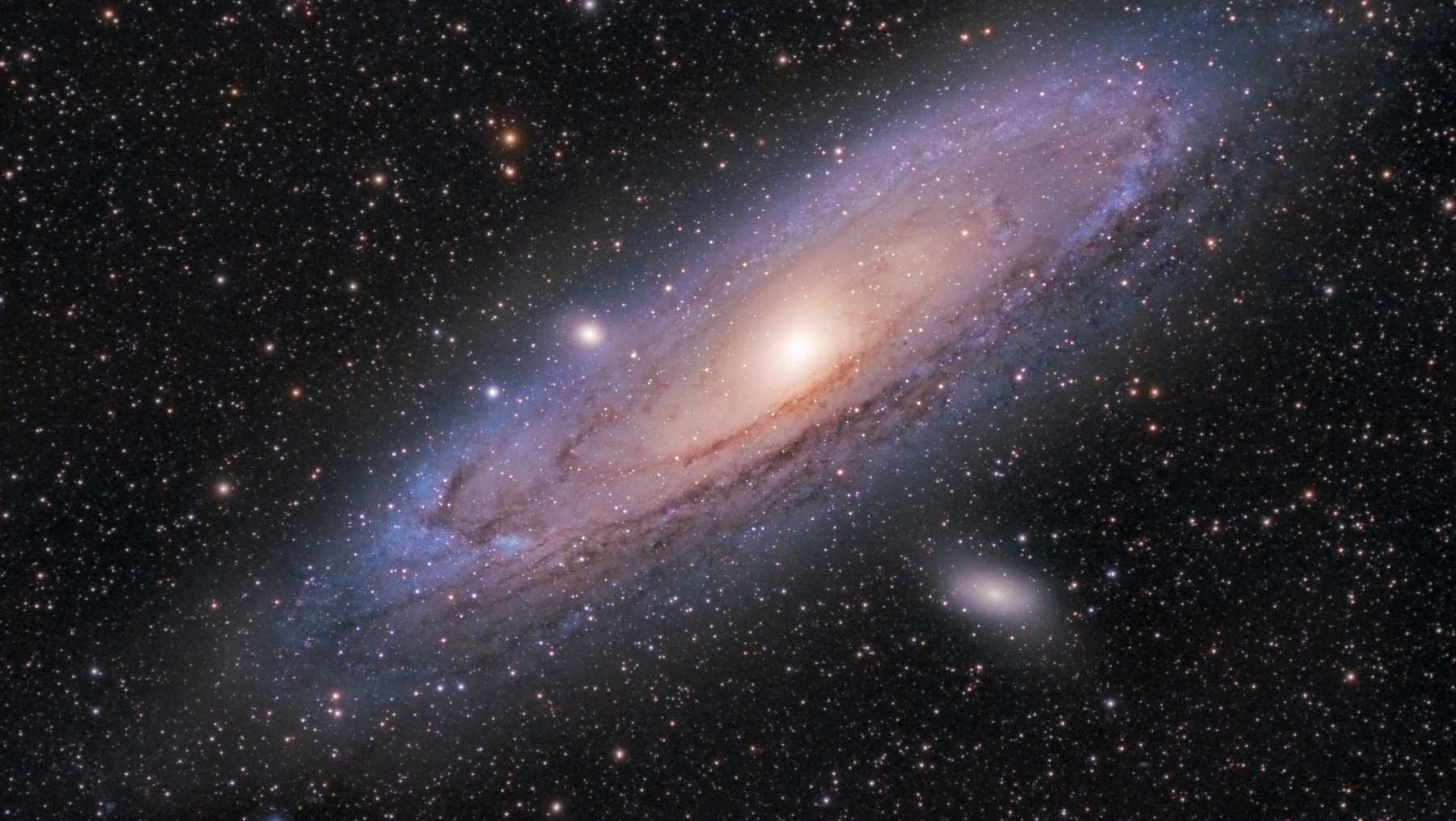 La galaxia Andrómeda.