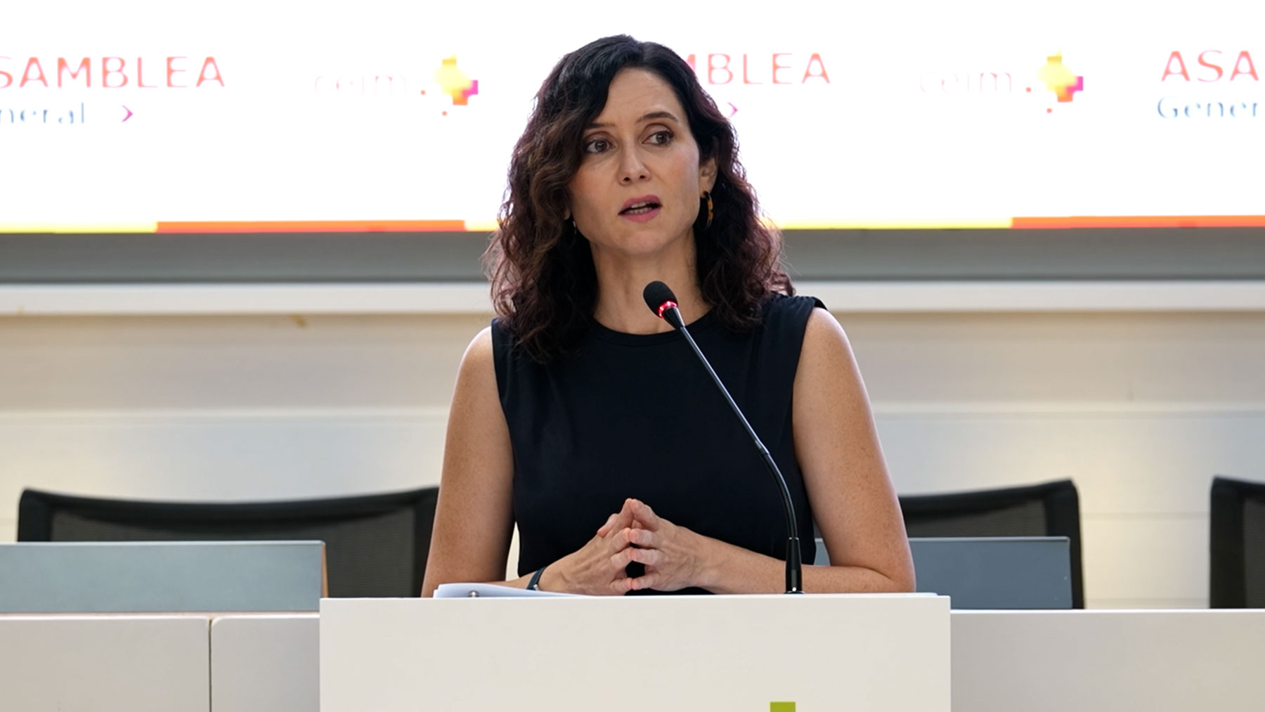 Isabel Díaz Ayuso, presidenta de la Comunidad de Madrid.