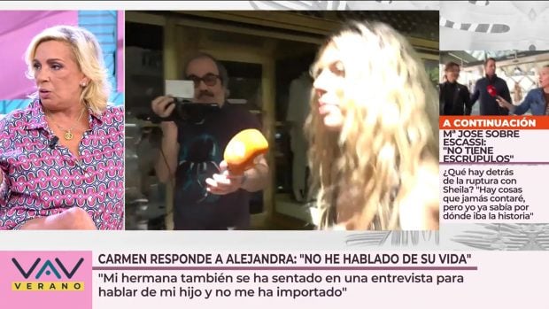 Carmen Borrego, colaboradora de Vamos a ver. (Mediaset)