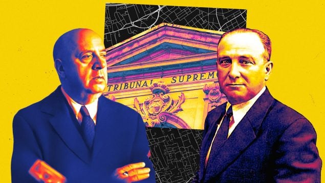 Indalecio Prieto y Francisco Largo Caballero.