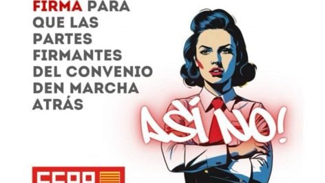 CCOO contra el convenio de hostelería.