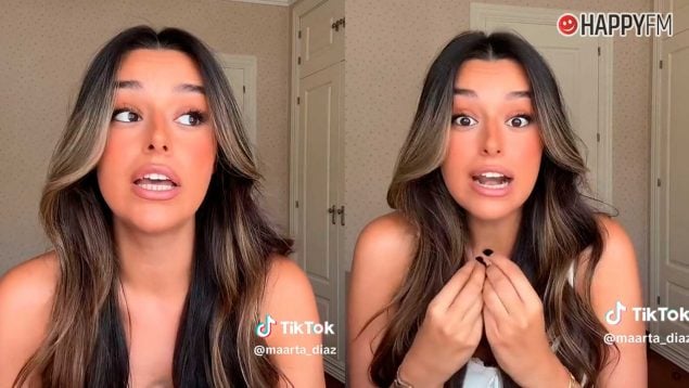 Marta Díaz en su cuenta de TikTok.