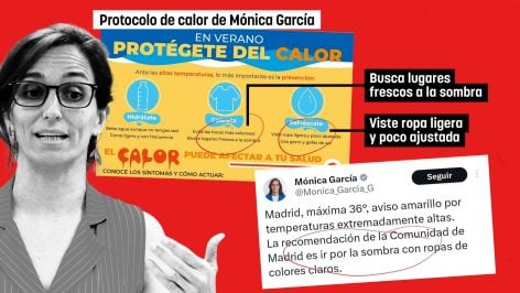 La ministra de Sanidad, Mónica García.