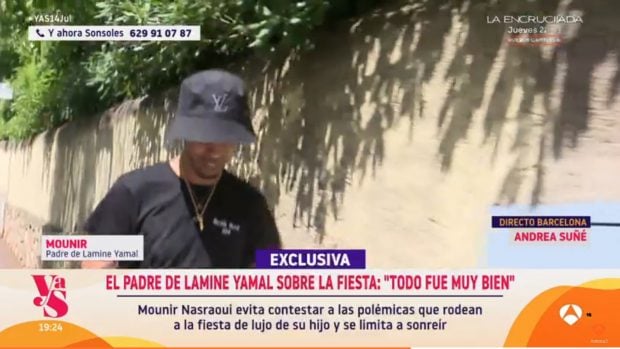 Mounir Nasraoui, el padre de Lamine Yamal, en Y ahora Sonsoles (Atresmedia).