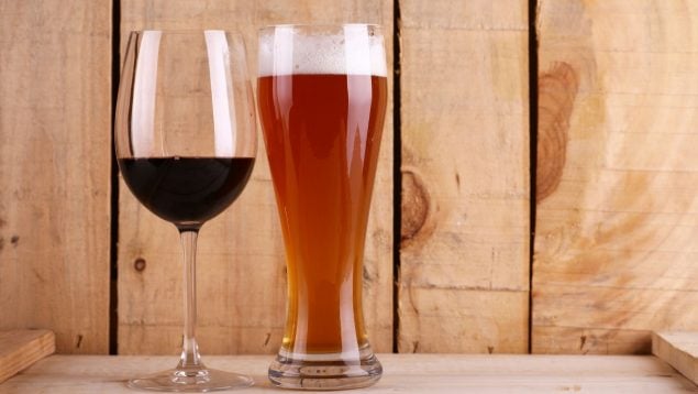 Vino y cerveza