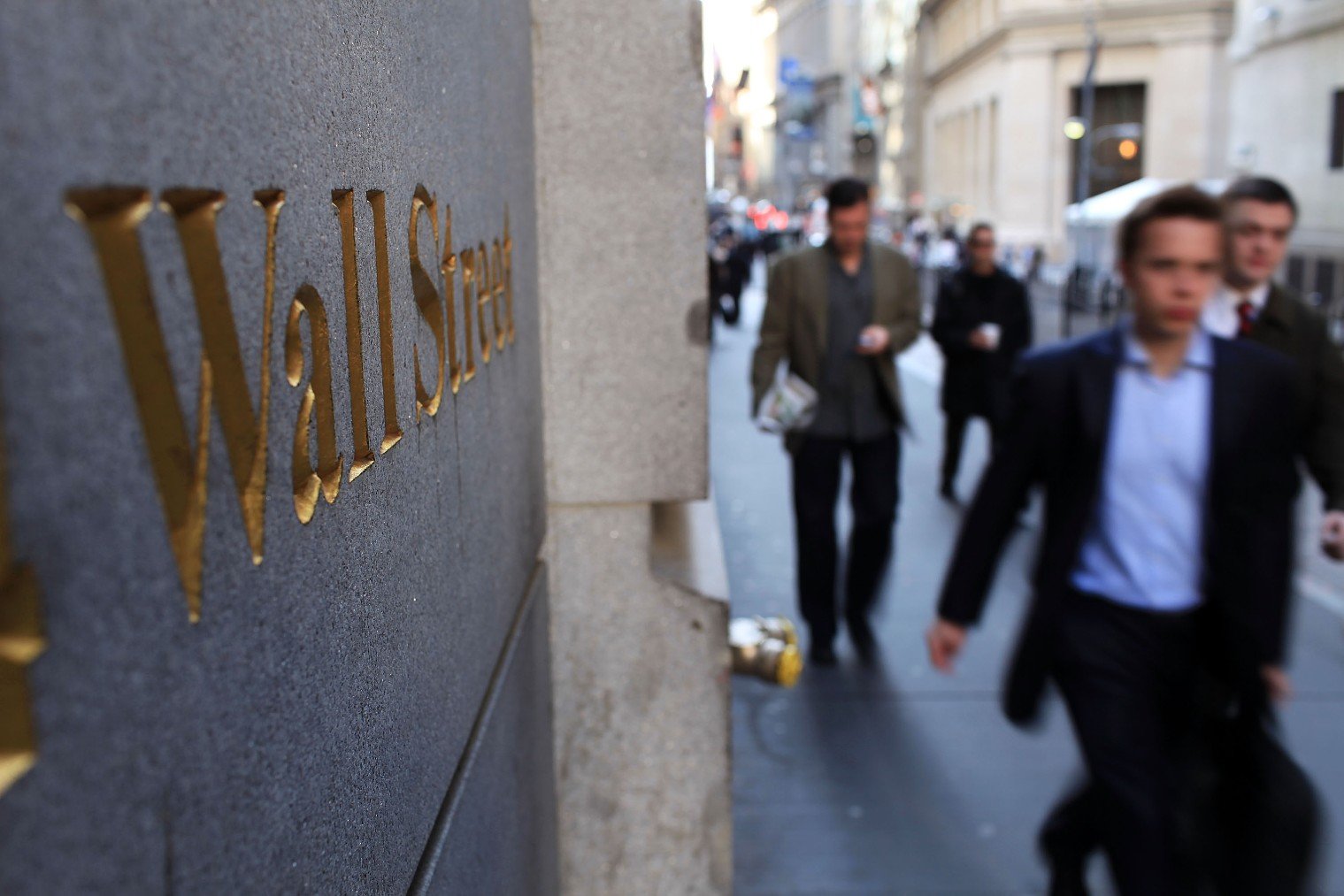 Wall Street en Nueva York. (Getty Images)