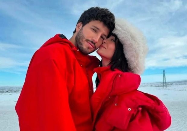 Sebastián Yatra y Aitana en su última colaboración musical. (Instagram)