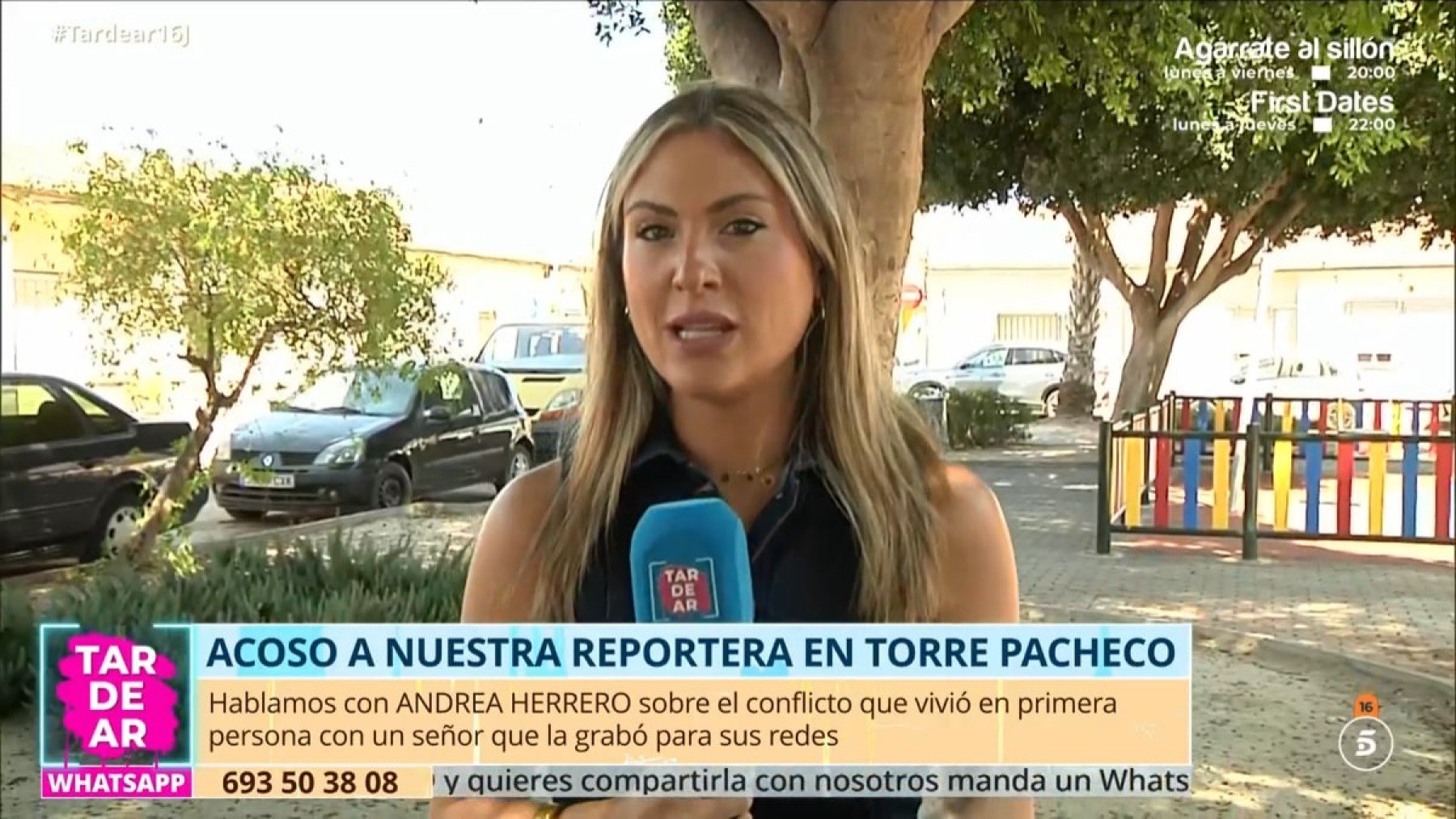 Andrea Herrero, reportera de ‘Tardear’.