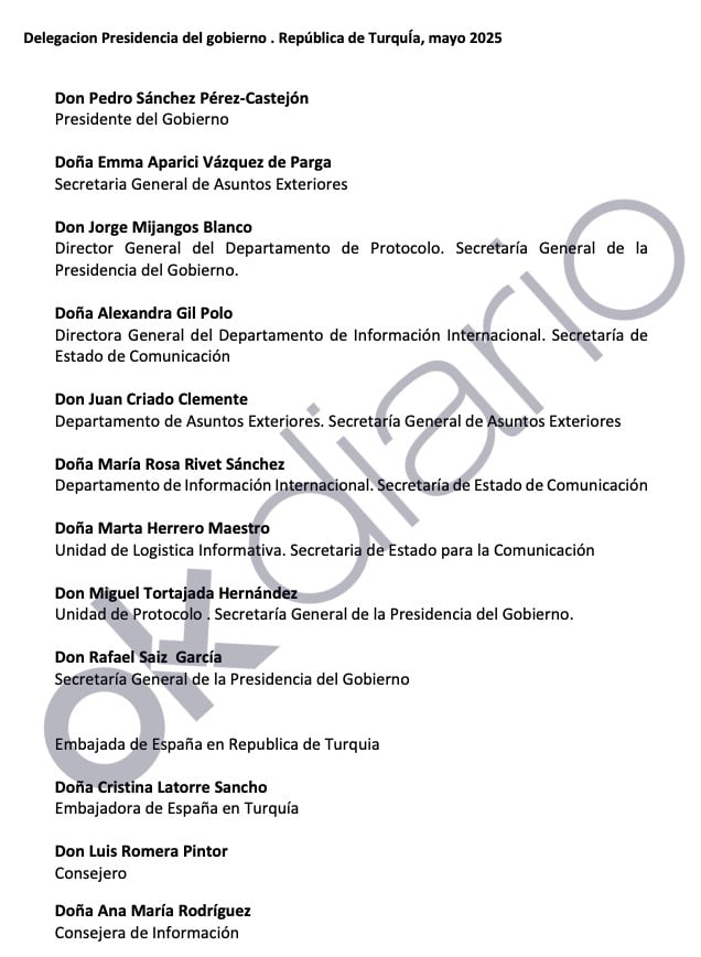 Pedro Sánchez Estambul