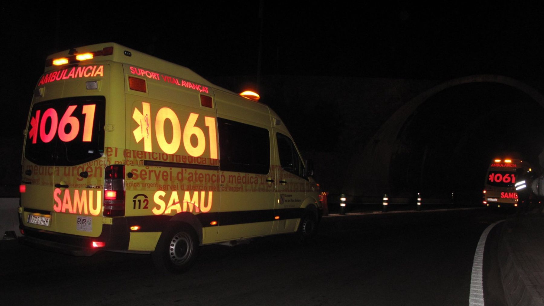 Una ambulancia del SAMU.