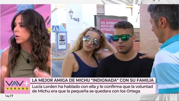 Lucía Lorden, periodista de Vamos a ver, habló con la mejor amiga de Michu. (Mediaset)