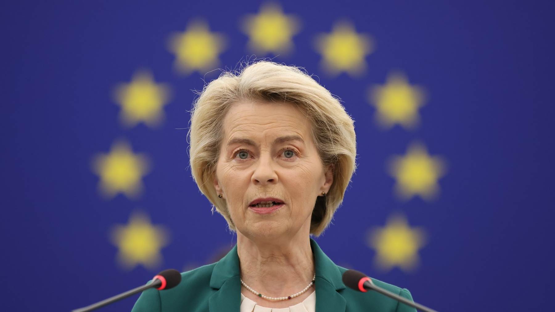 Ursula von der Leyen, presidenta de la Comisión Europea.