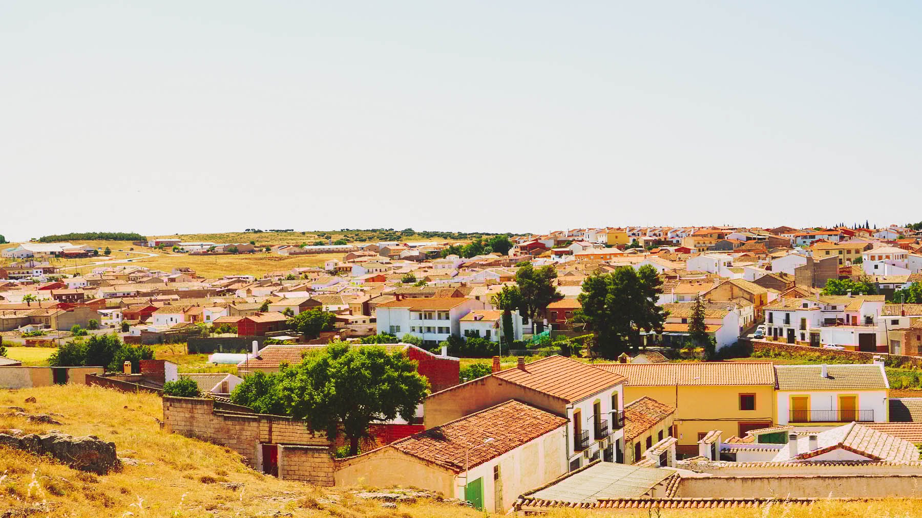 Vista panorámica de Ossa de Montiel. Foto: El Ayudante en Wikimedia Commons.