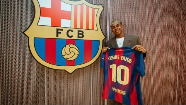 camiseta Lamine Barça