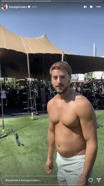 Borja González sufre el efecto rebote. (Instagram)