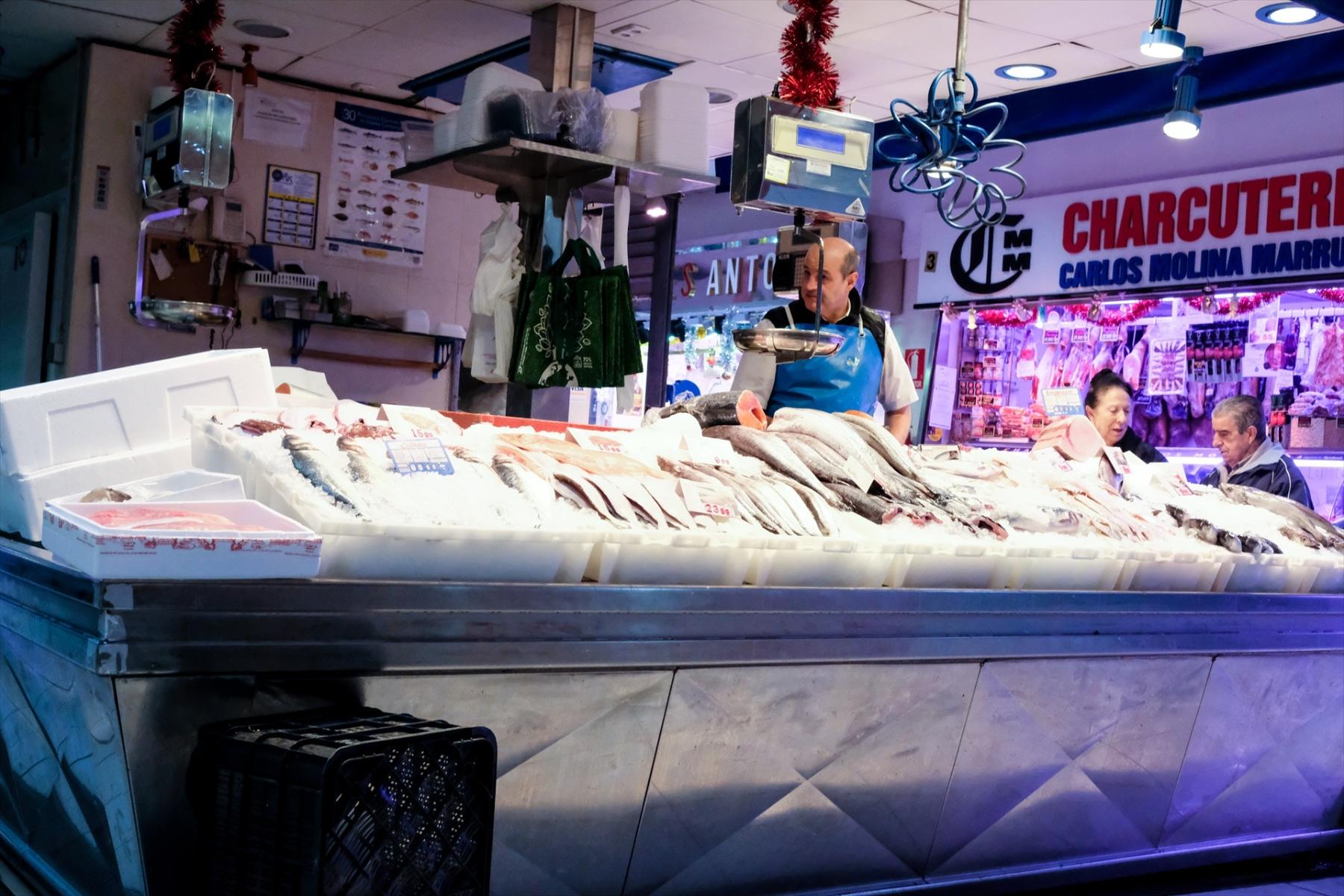 Una pescadería en Madrid. (Europa Press)