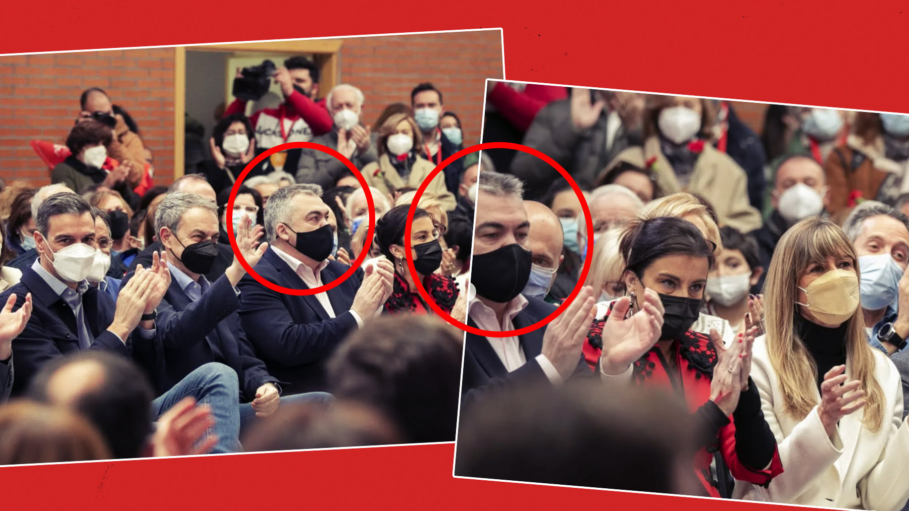 Cerdán se fue de mitin con Sánchez y Begoña Gómez a los 4 días de negociar una mordida de 450.000 €