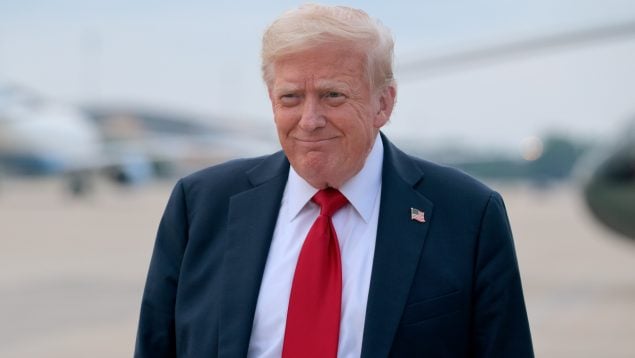 Donald Trump piernas hinchazón