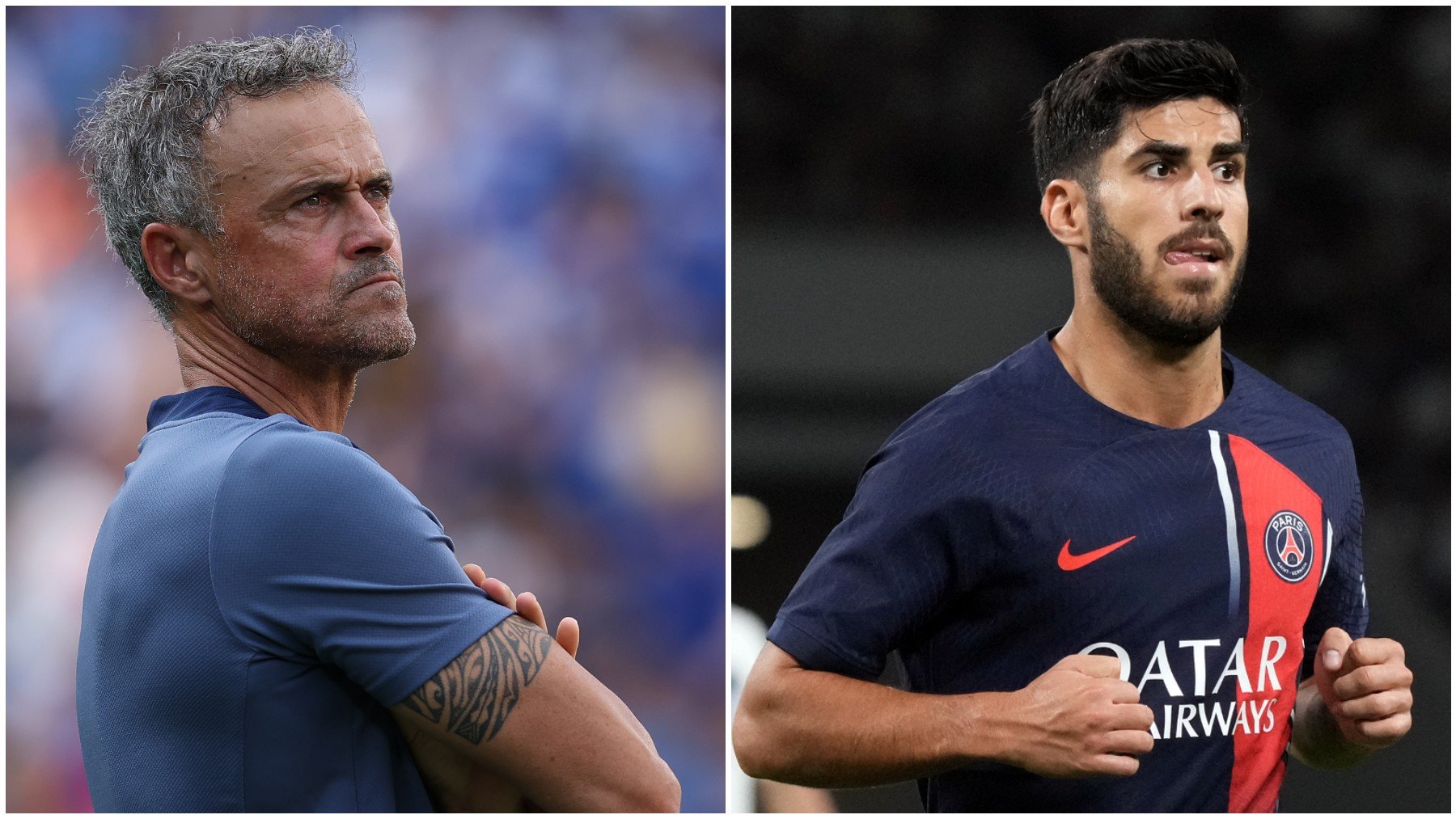 Luis Enrique no quiere que siga Marco Asensio en el PSG. (Getty)