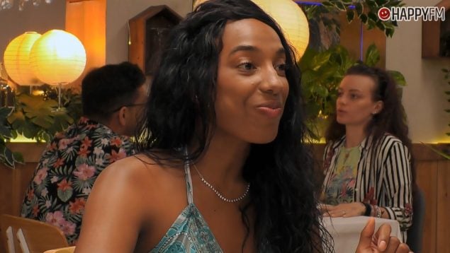 Verónica en First Dates. (Mediaset)