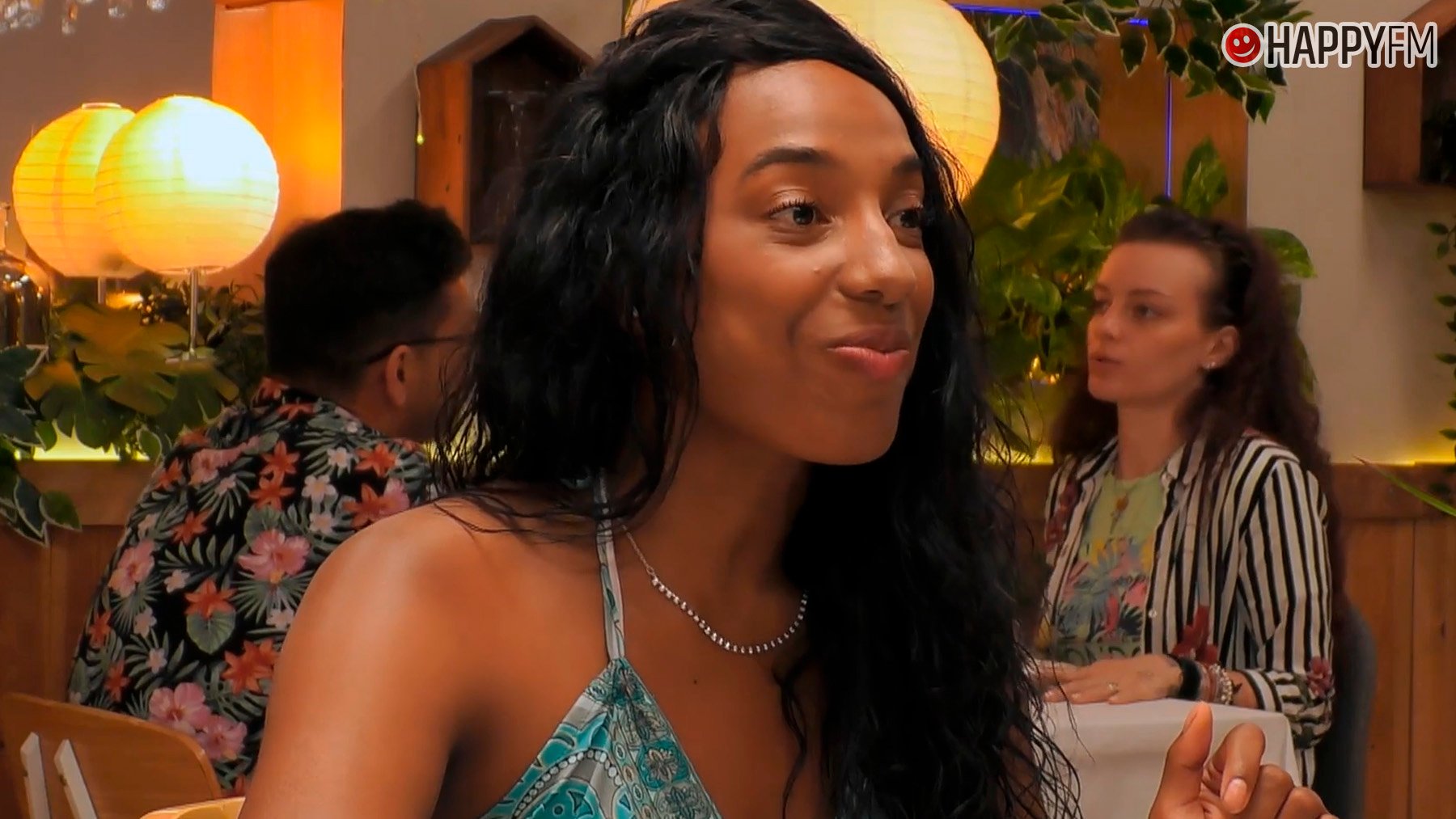 Verónica en First Dates. (Mediaset)