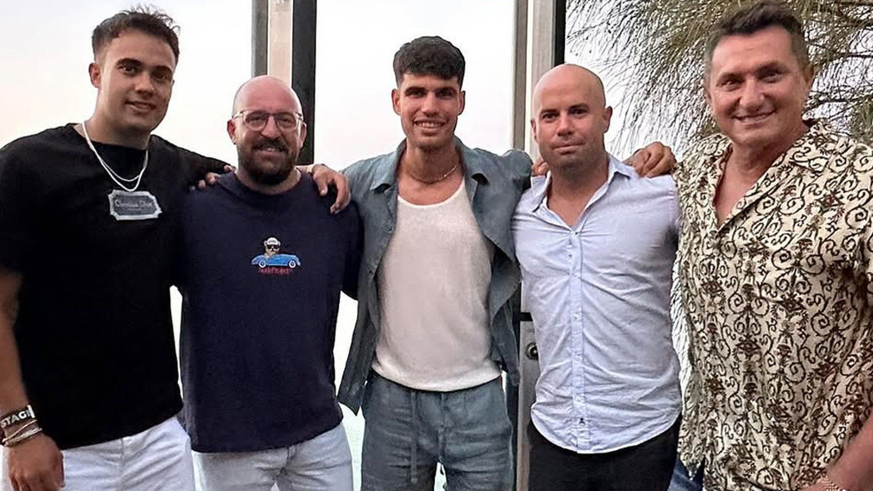 Alcaraz posa en el Puerto de Santa María. (Redes)