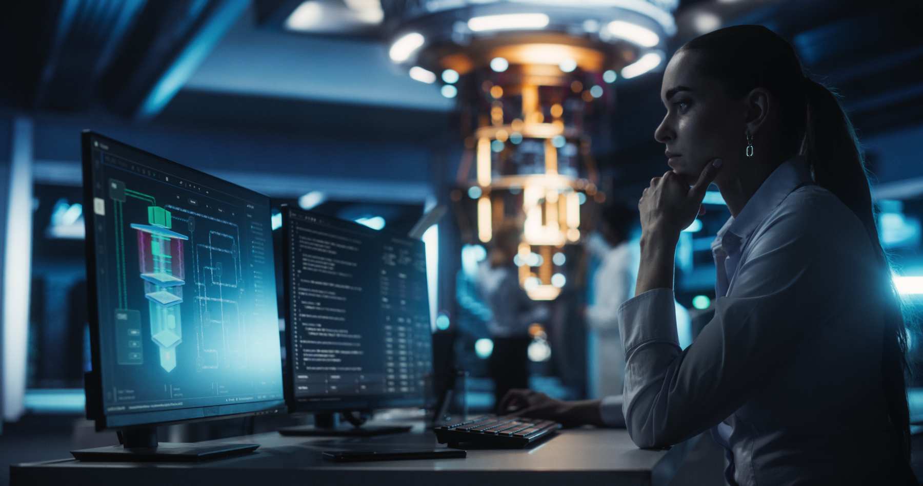 Computación cuántica.