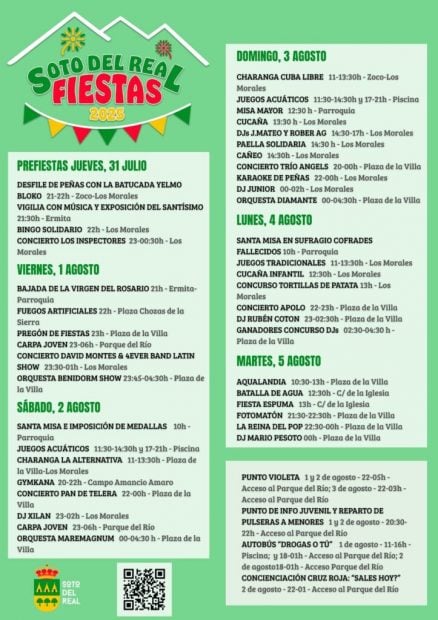 Fiestas patronales Soto del Real