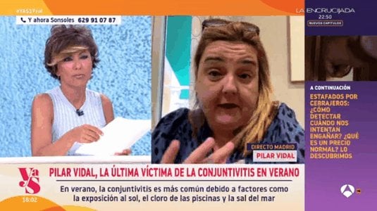 Pilar Vidal habla en 'Y ahora Sonsoles'. (Atresmedia)