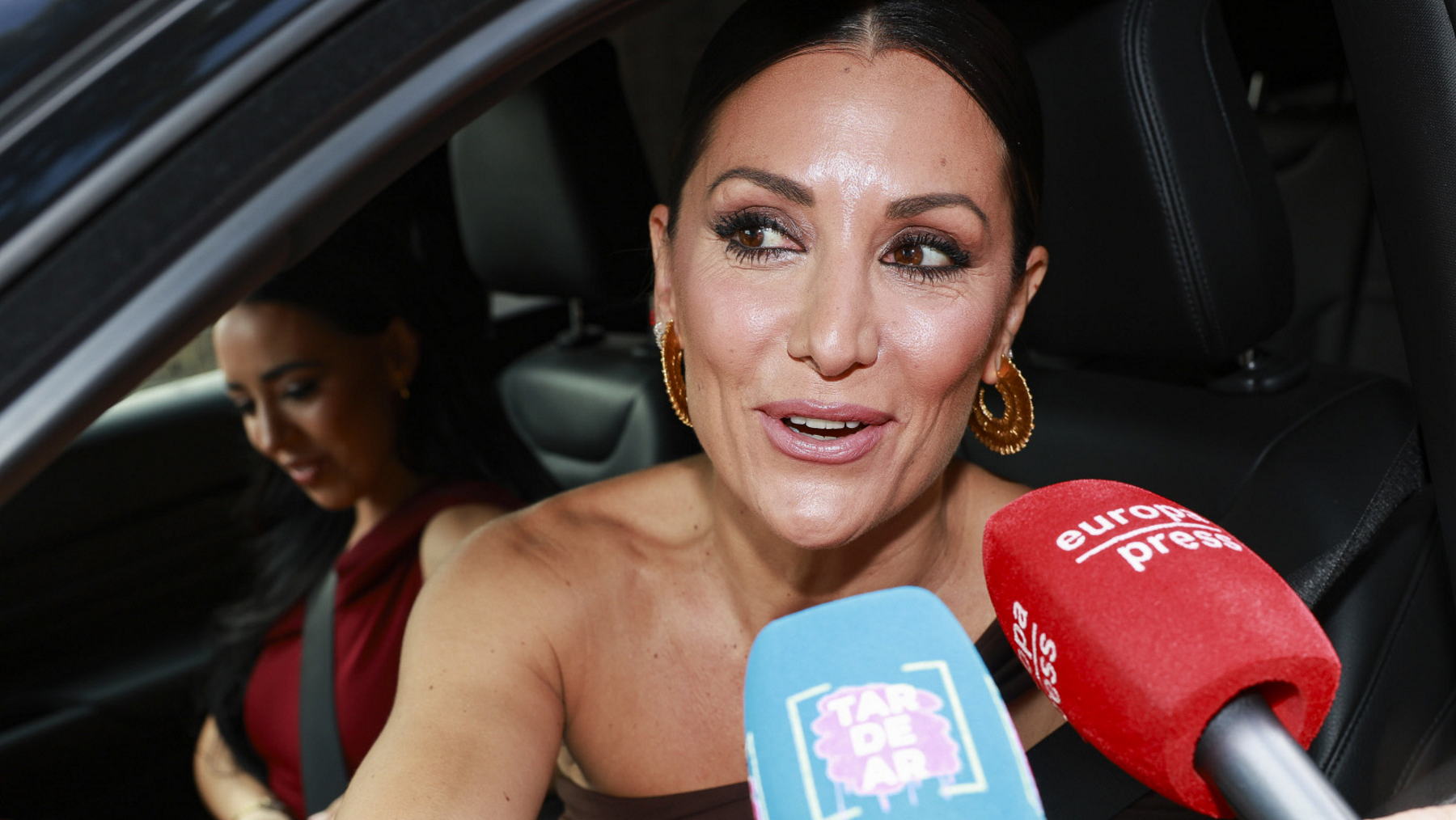 Nagore Robles en la boda de Susana Molina. (Foto: Gtres)