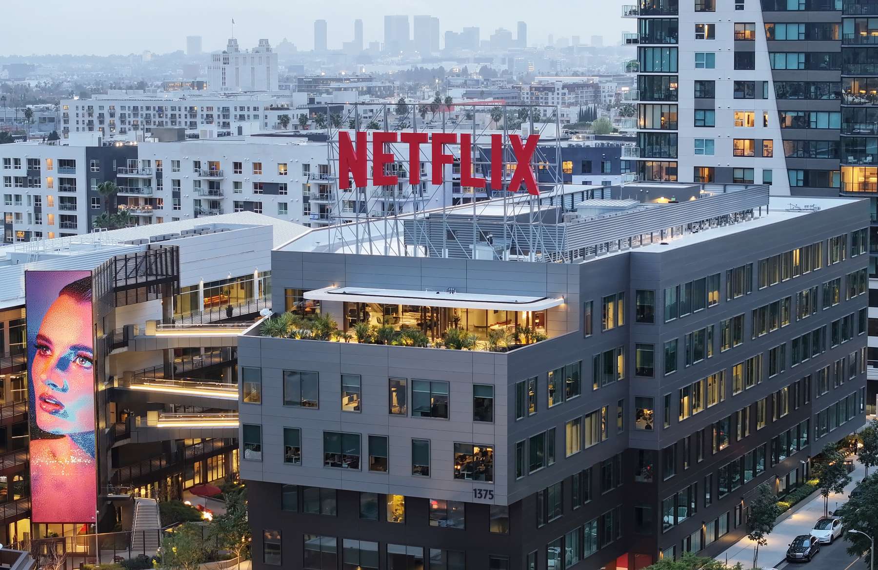 La sede de Netflix en Los Ángeles. (Getty Images)