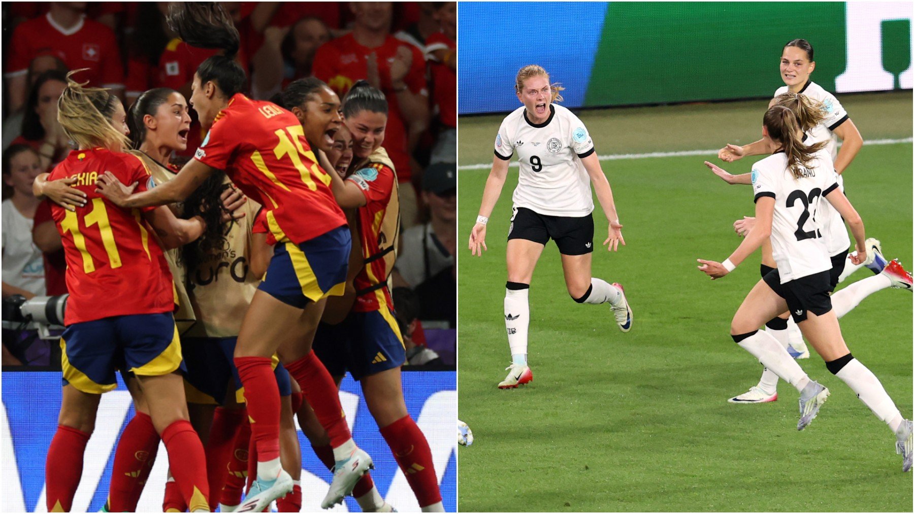 España y Alemania. (Getty)